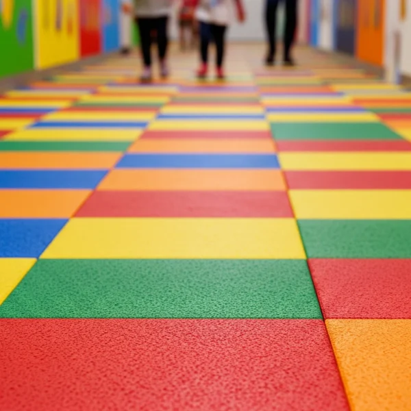 O Piso de Borracha na Escola Infantil Prioridade para a Segurança e o Aprendizado