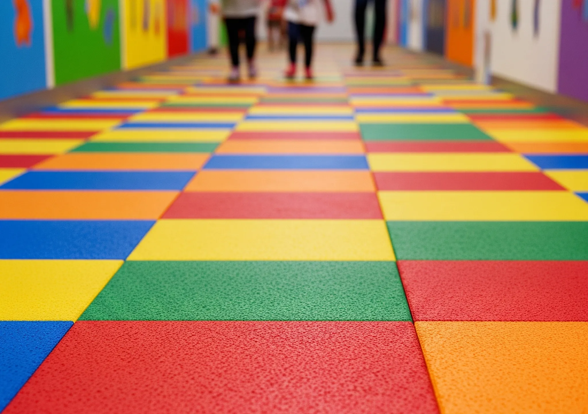 O Piso de Borracha na Escola Infantil Prioridade para a Segurança e o Aprendizado