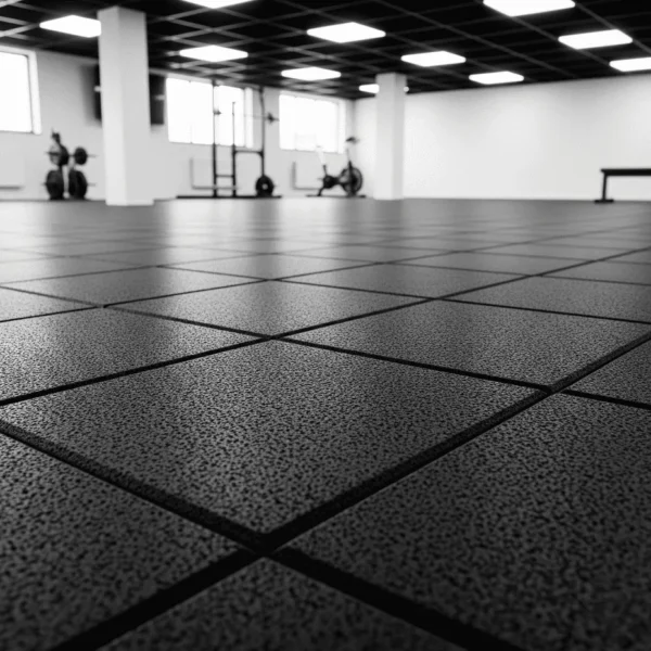 Piso de Borracha Preto